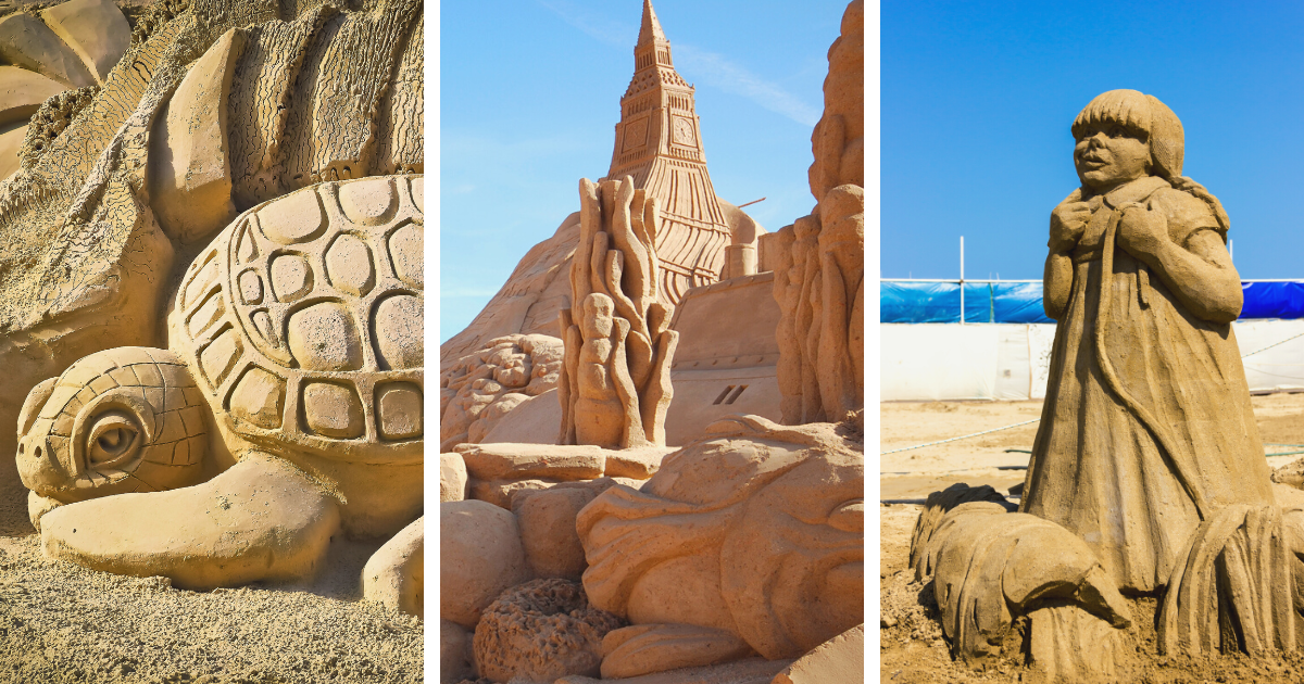 The Great Sand Sculpture Contest Long Beach California